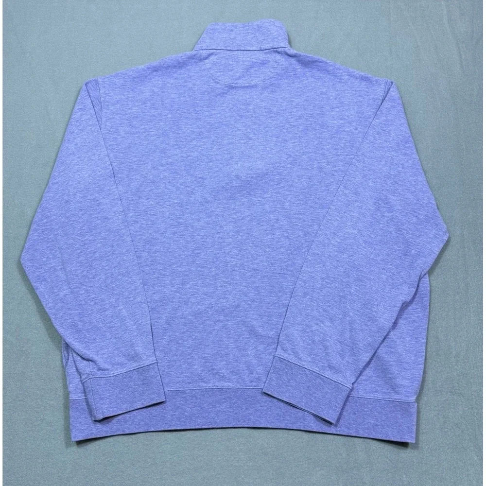 Polo Ralph Lauren 1/4 Zip Pullover Mens L Lavender Athleisure Stretch Normcore